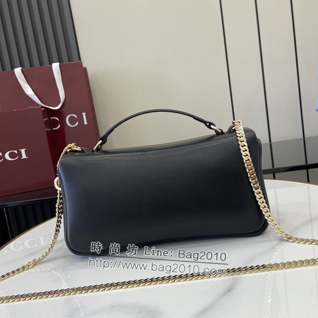 Gucci專櫃古馳最新款Milano系列小號手提包鏈條女包 jh2379型號：806016